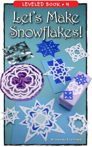 Let's Make Snowflakes!绘本PDF+音频百度网盘免费下载