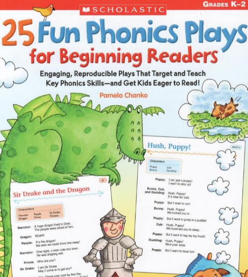 Scholastic 25 Fun Phonics Plays学乐自然拼读读物pdf下载