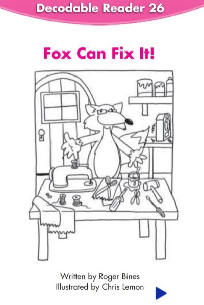 Fox Can Fix It英语绘本翻译及pdf资源下载