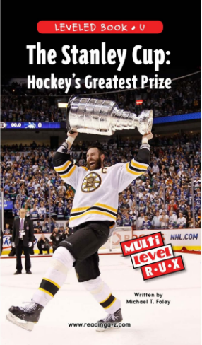 The Stanley Cup Hockey's Greatest Prize绘本PDF+音频百度网盘免费下载