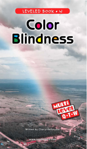 Color Blindness绘本PDF+音频百度网盘免费下载