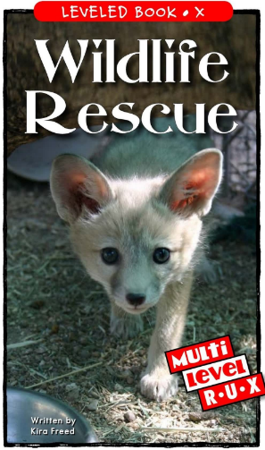 raz x级阅读Wildlife Rescue绘本PDF+音频百度网盘免费下载