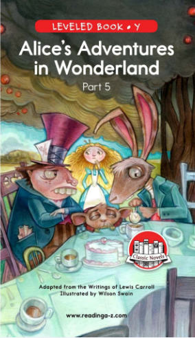 raz Y级阅读Alice's Adventures in Wonderland (Part 5)绘本PDF+音频百度网盘免费下载