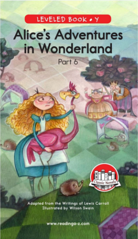 raz Y级阅读Alice's Adventures in Wonderland (Part 6)绘本PDF+音频百度网盘免费下载