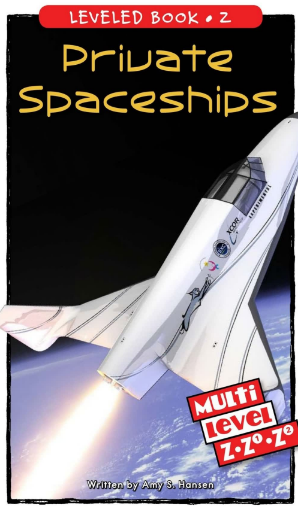 raz Z级阅读Private Spaceships绘本PDF+音频资源免费下载