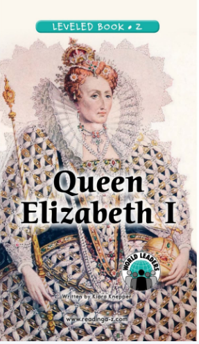 raz Z级阅读Queen Elizabeth I绘本PDF+音频资源免费下载