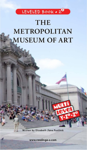 raz Z2级阅读The Metropolitan Museum of Art绘本PDF+音频资源免费下载