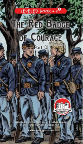 raz Z2级阅读The Red Badge of Courage (Part 10)绘本PDF+音频资源免费下载