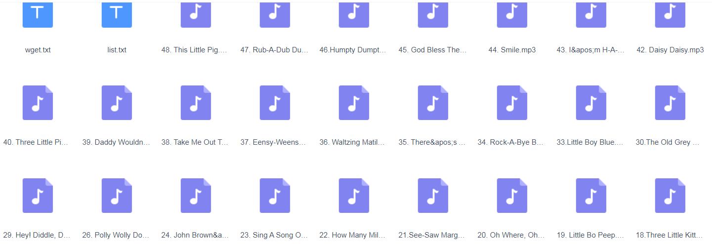 150首经典英语儿歌音频百度网盘下载