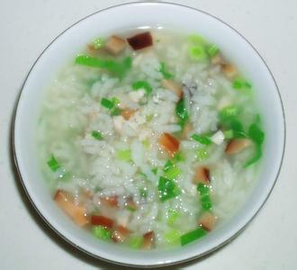 蔬菜鸡肉粥