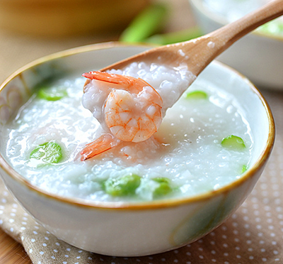 孕前营养食谱之鲜虾芦笋粥