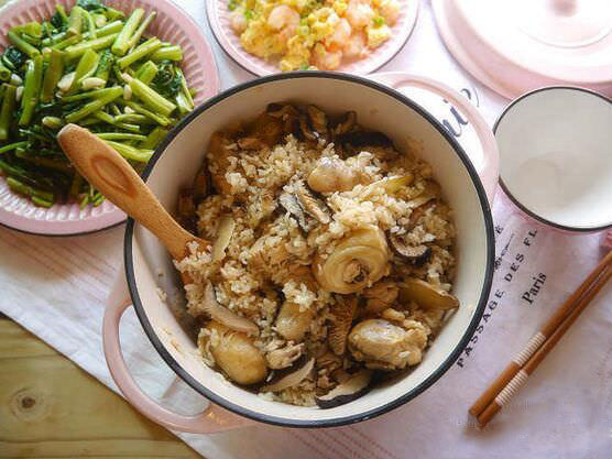 香菇麻油鸡饭 冬日进补暖食